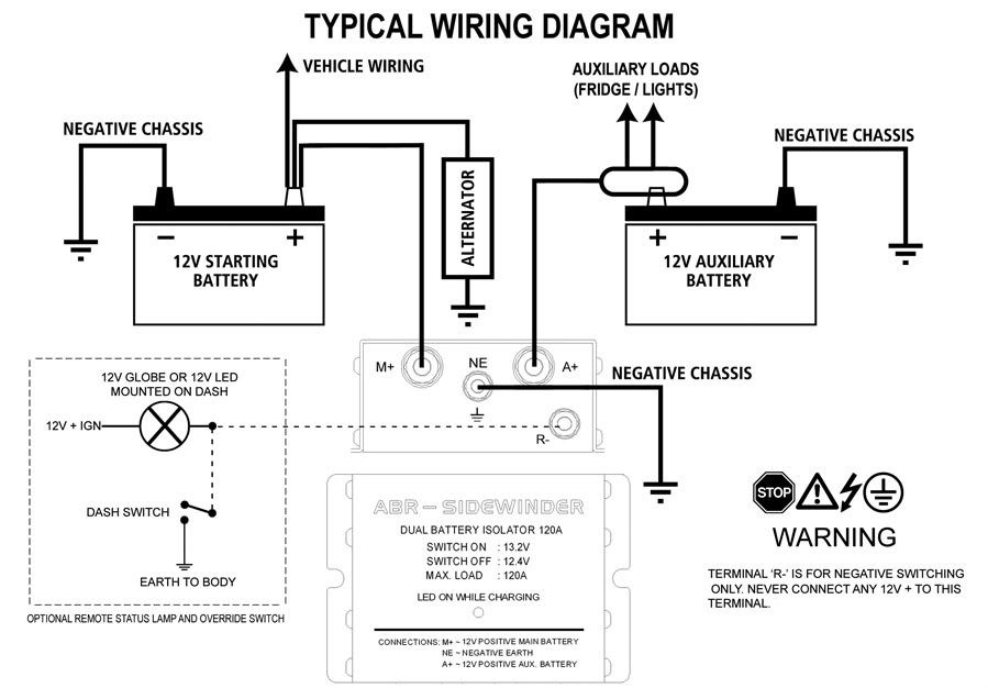Cole Hersee Battery Isolator Wiring Diagram